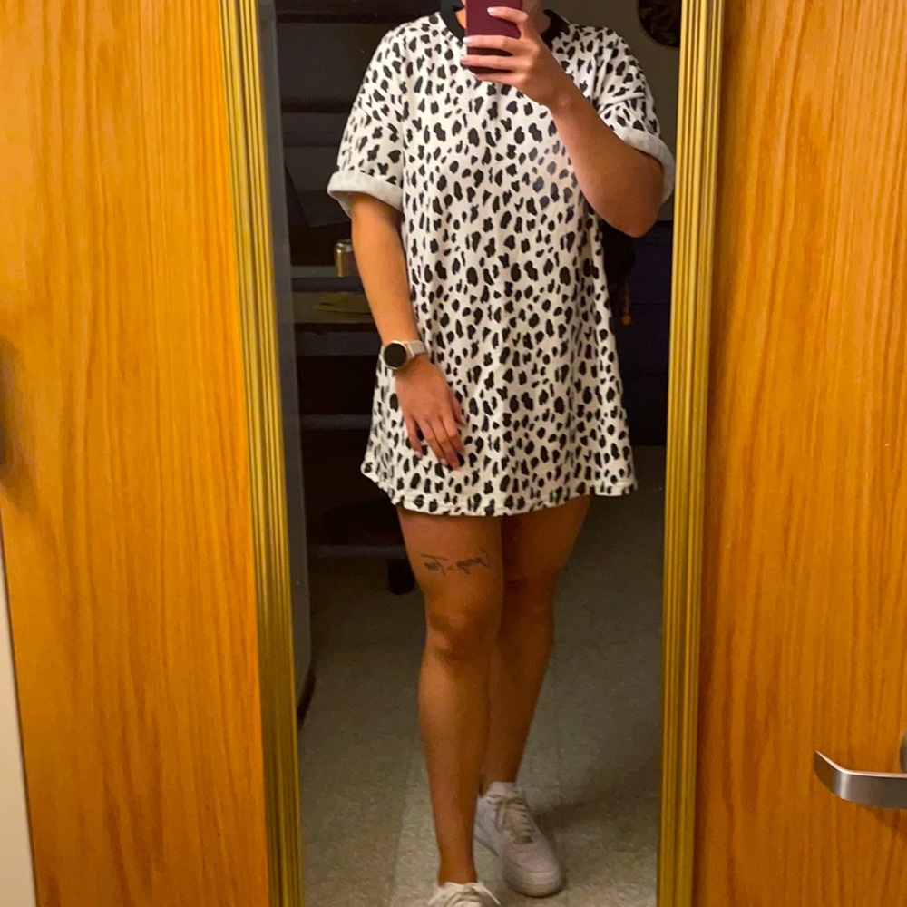 T-Shirt Dress, Size: M-L, Blanc de blanc